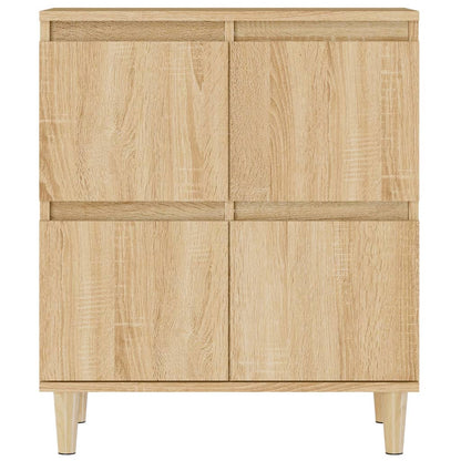 vidaXL Sideboards 3 pcs Sonoma Oak 60x35x70 cm Engineered Wood