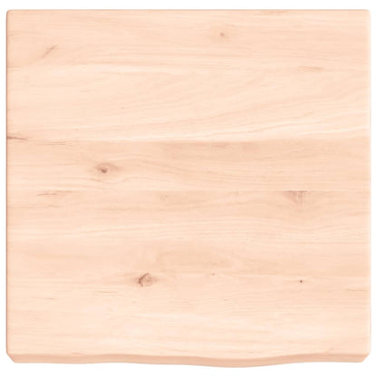 vidaXL Bathroom Countertop 40x40x(2-6) cm Untreated Solid Wood