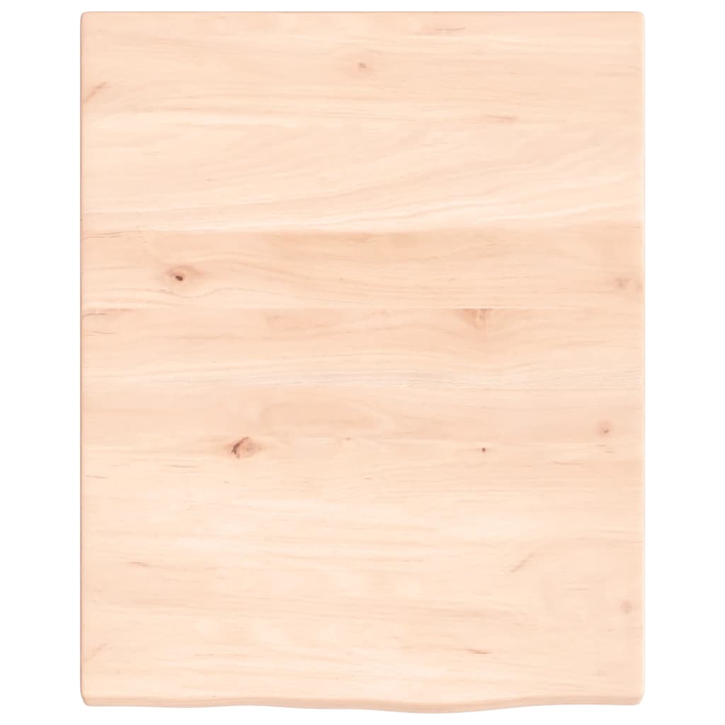 vidaXL Bathroom Countertop 40x50x2 cm Untreated Solid Wood
