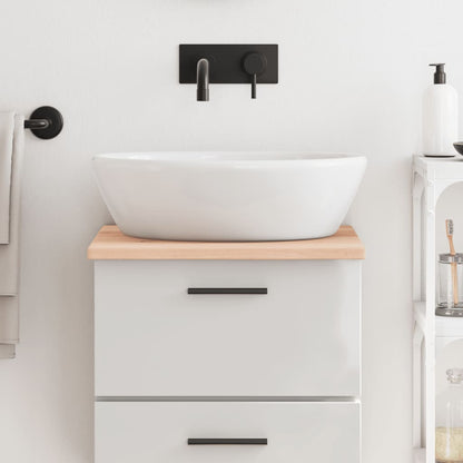 vidaXL Bathroom Countertop 40x50x2 cm Untreated Solid Wood