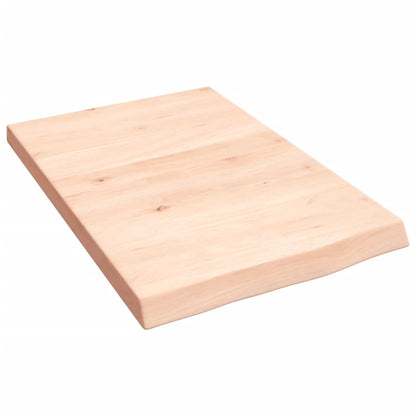 vidaXL Bathroom Countertop 40x60x(2-4) cm Untreated Solid Wood