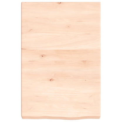 vidaXL Bathroom Countertop 40x60x(2-6) cm Untreated Solid Wood