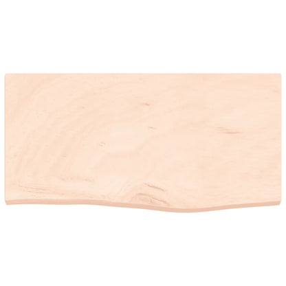 vidaXL Bathroom Countertop 60x30x(2-4) cm Untreated Solid Wood