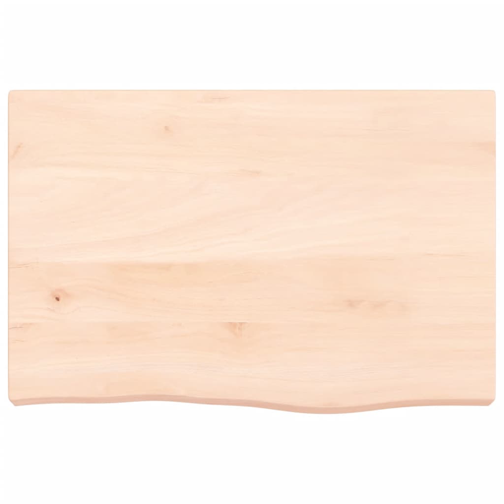 vidaXL Bathroom Countertop 60x40x(2-6) cm Untreated Solid Wood