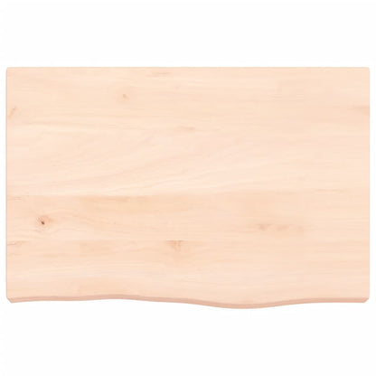 vidaXL Bathroom Countertop 60x40x(2-6) cm Untreated Solid Wood