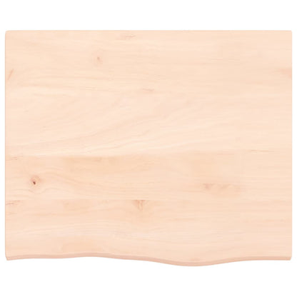 vidaXL Bathroom Countertop 60x50x2 cm Untreated Solid Wood