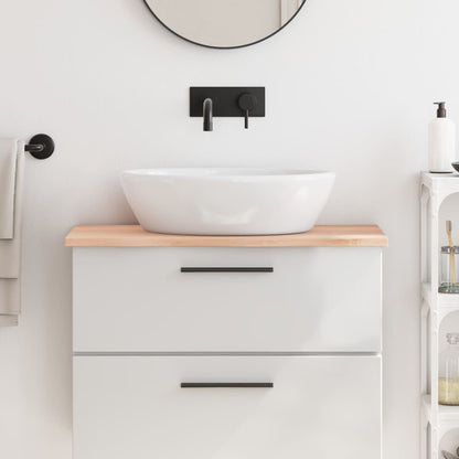 vidaXL Bathroom Countertop 80x30x2 cm Untreated Solid Wood