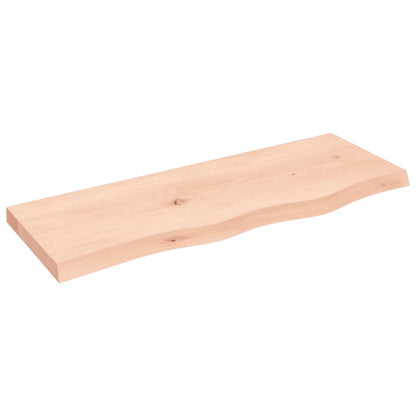 vidaXL Bathroom Countertop 80x30x(2-4) cm Untreated Solid Wood