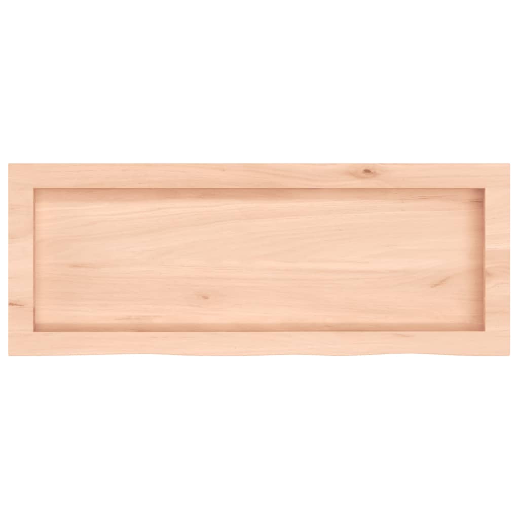 vidaXL Bathroom Countertop 80x30x(2-4) cm Untreated Solid Wood