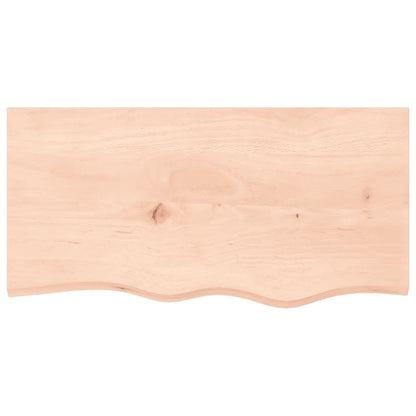 vidaXL Bathroom Countertop 80x40x(2-4) cm Untreated Solid Wood