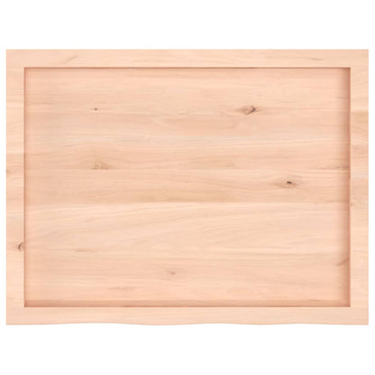 vidaXL Bathroom Countertop 80x60x(2-6) cm Untreated Solid Wood