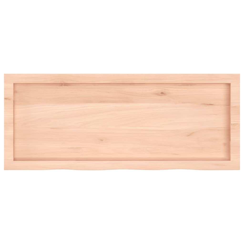 vidaXL Bathroom Countertop 100x40x(2-4) cm Untreated Solid Wood