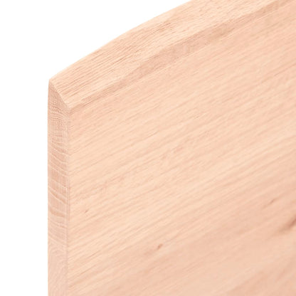 vidaXL Bathroom Countertop 100x50x2 cm Untreated Solid Wood