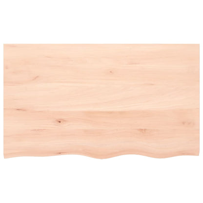 vidaXL Bathroom Countertop 100x60x2 cm Untreated Solid Wood