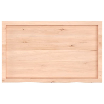 vidaXL Bathroom Countertop 100x60x(2-6) cm Untreated Solid Wood