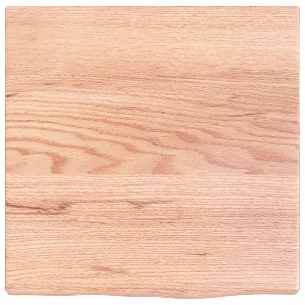 vidaXL Bathroom Countertop Light Brown 40x40x2 cm Treated Solid Wood