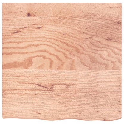 vidaXL Bathroom Countertop Light Brown 60x60x2 cm Treated Solid Wood