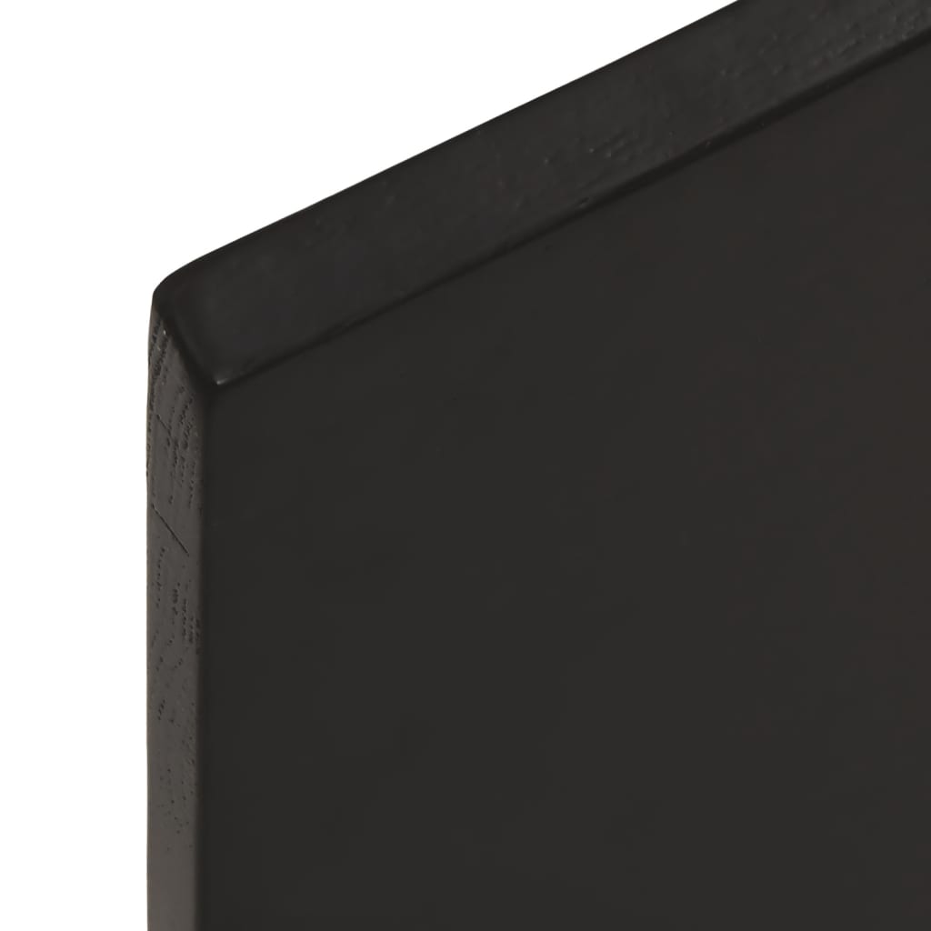 vidaXL Bathroom Countertop Dark Brown 40x30x2 cm Treated Solid Wood