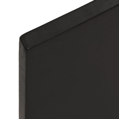 vidaXL Bathroom Countertop Dark Brown 40x30x2 cm Treated Solid Wood