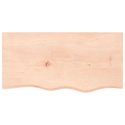vidaXL Table Top 80x40x2 cm Untreated Solid Wood Oak