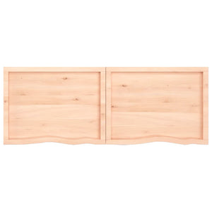 vidaXL Table Top 160x60x(2-4) cm Untreated Solid Wood Oak