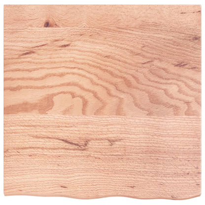vidaXL Table Top Light Brown 60x60x2 cm Treated Solid Wood Oak