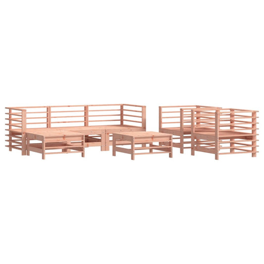 vidaXL 7 Piece Garden Lounge Set Solid Wood Douglas
