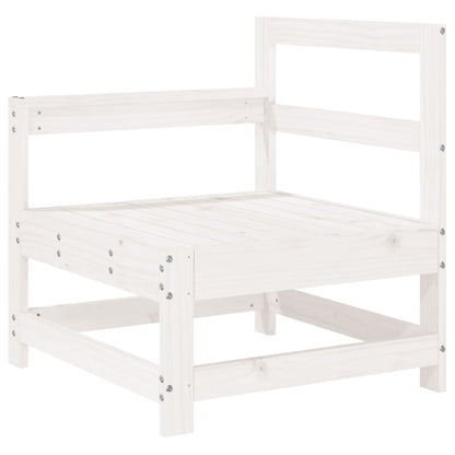 vidaXL Garden Lounge Set | White | Solid pine wood | Large |  Modular