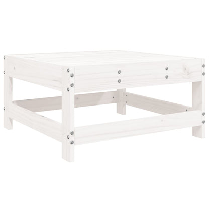vidaXL Garden Lounge Set | White | Solid pine wood | Large |  Modular