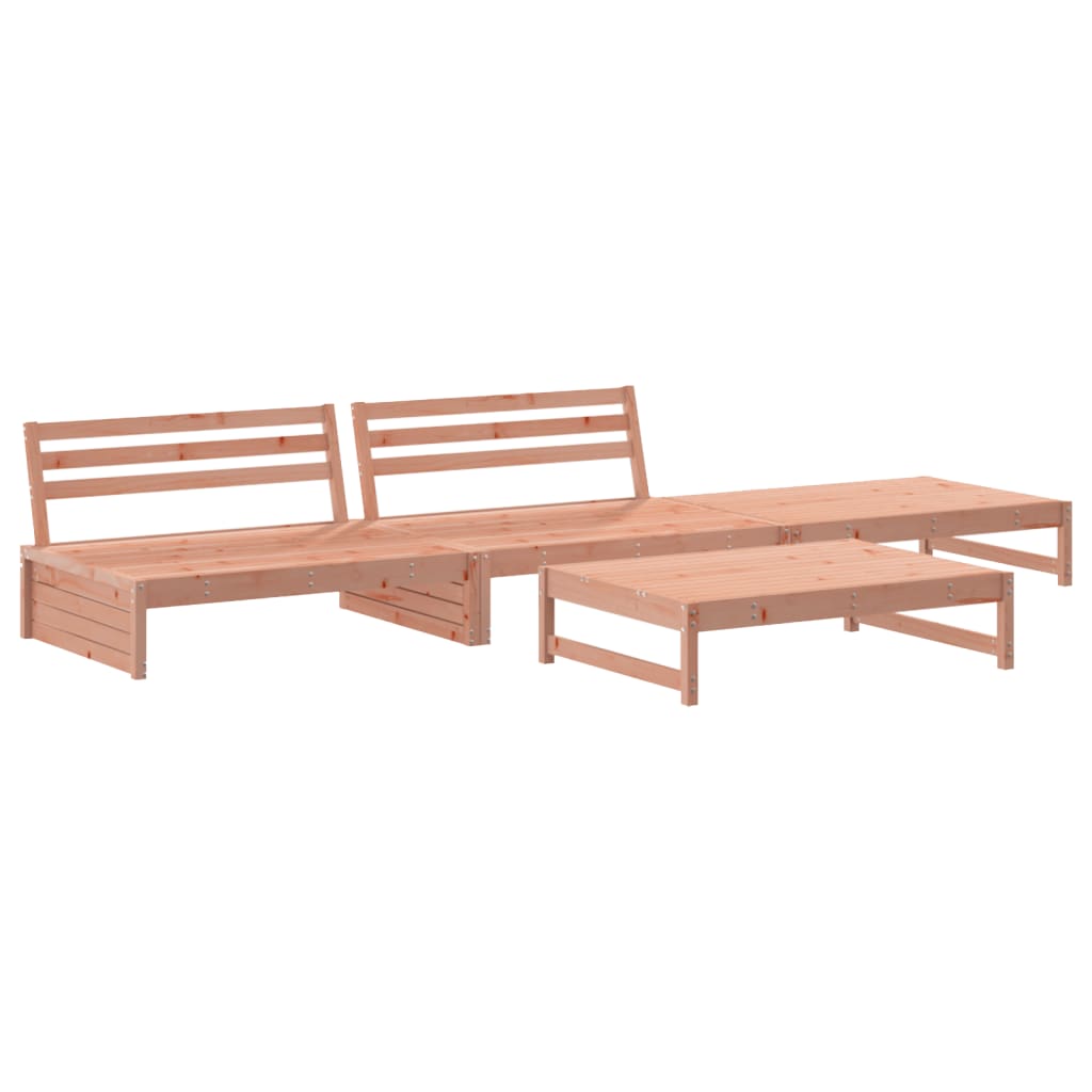 vidaXL 4 Piece Garden Lounge Set Solid Wood Douglas