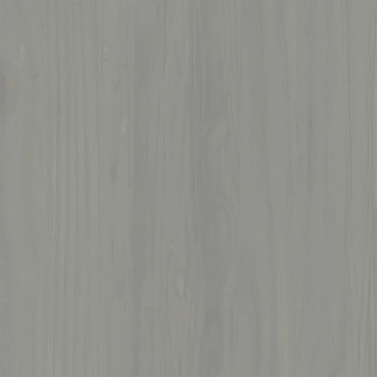 vidaXL Bedside Cabinet VIGO Grey 42x35x42 cm Solid Wood Pine