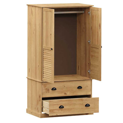 vidaXL Wardrobe VIGO 90x55x170 cm Solid Wood Pine
