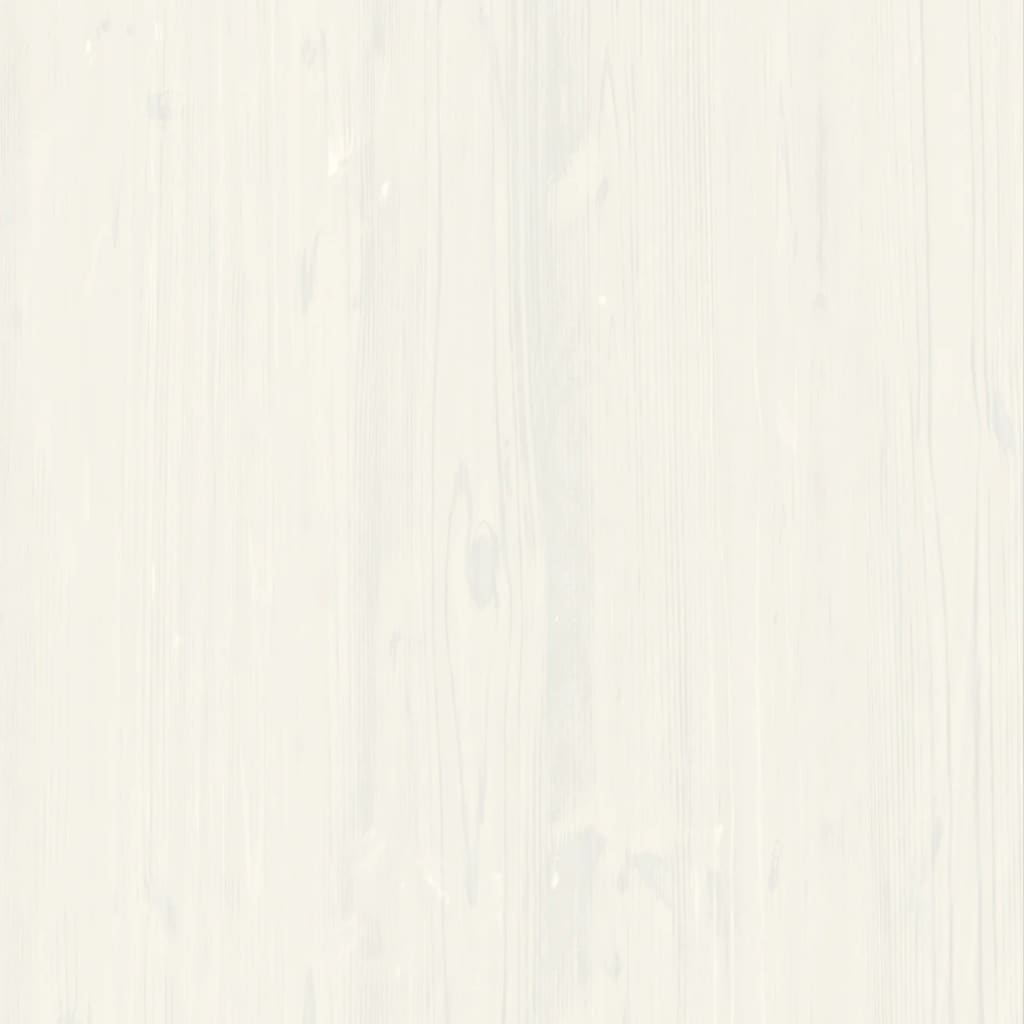 vidaXL Shoe Cabinet VIGO White 60x35x96 cm Solid Wood Pine