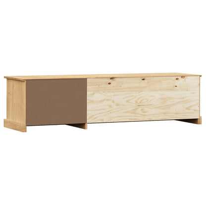 vidaXL TV Cabinet "VIGO" 156x40x40 cm Solid Wood Pine
