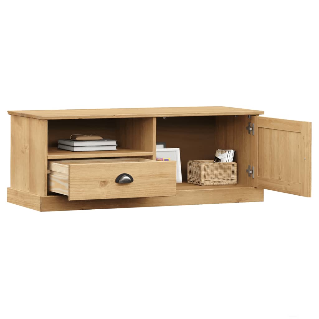 vidaXL TV Cabinet "VIGO" 106x40x40 cm Solid Wood Pine