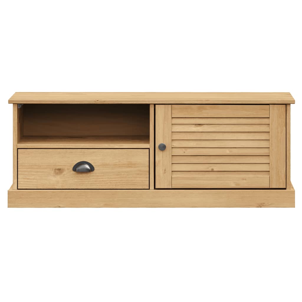 vidaXL TV Cabinet "VIGO" 106x40x40 cm Solid Wood Pine
