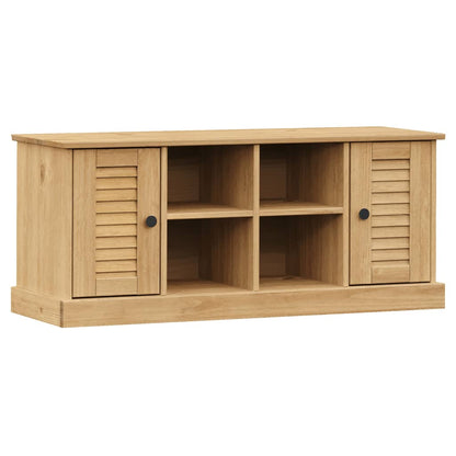 vidaXL Shoe Bench VIGO 106x35x45 cm Solid Wood Pine