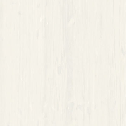 vidaXL Shoe Bench VIGO White 106x35x45 cm Solid Wood Pine