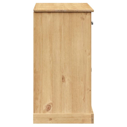 vidaXL Sideboard with Drawers VIGO 113x40x75 cm Solid Wood Pine