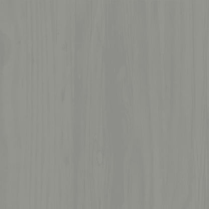 vidaXL Glass Display Cabinet VIGO Grey 85x35x170 cm Solid Wood Pine