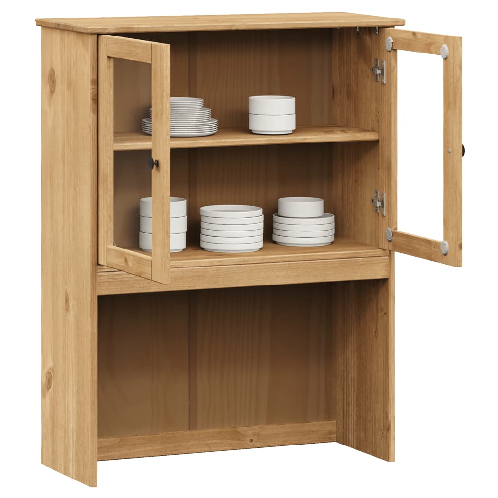 vidaXL Dresser Top "VIGO" 78x30x100 cm Solid Wood Pine