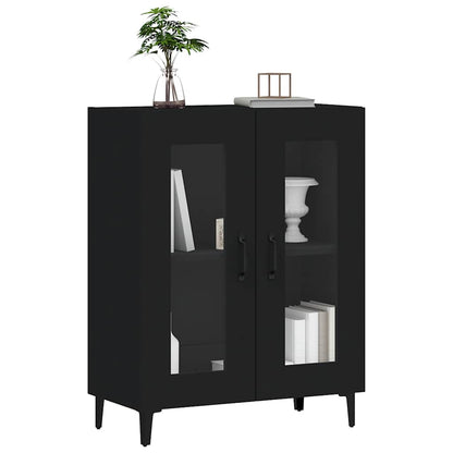 vidaXL Sideboard Black 69,5x34x90 cm Engineered Wood