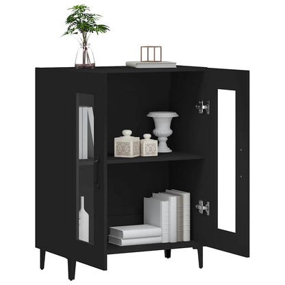 vidaXL Sideboard Black 69,5x34x90 cm Engineered Wood