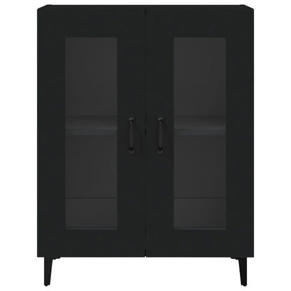vidaXL Sideboard Black 69.5x34x90 cm Engineered Wood
