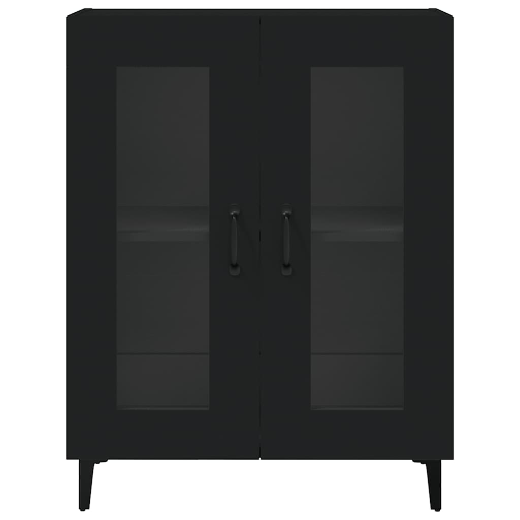vidaXL Sideboard Black 69,5x34x90 cm Engineered Wood