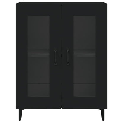vidaXL Sideboard Black 69,5x34x90 cm Engineered Wood