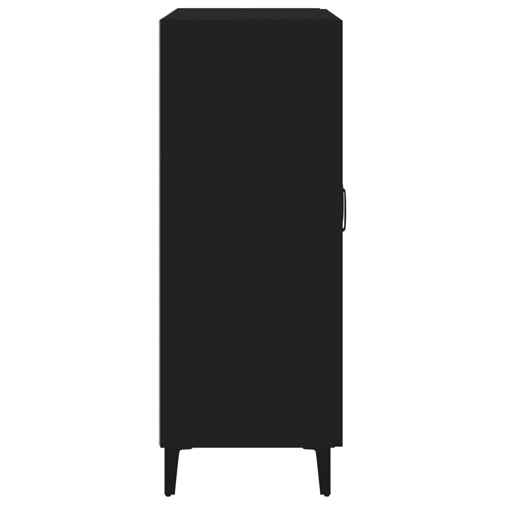 vidaXL Sideboard Black 69.5x34x90 cm Engineered Wood
