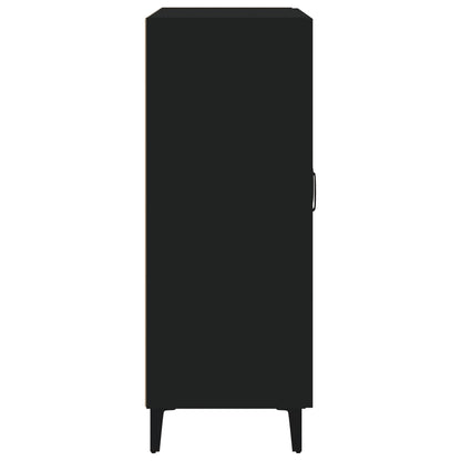vidaXL Sideboard Black 69.5x34x90 cm Engineered Wood