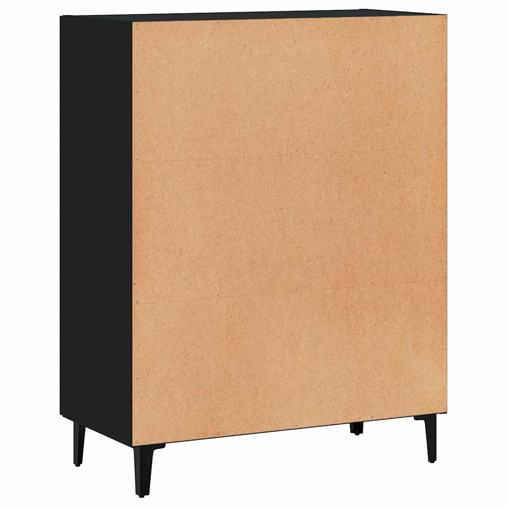 vidaXL Sideboard Black 69,5x34x90 cm Engineered Wood