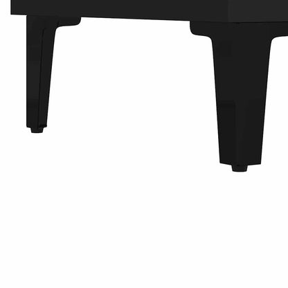 vidaXL Sideboard Black 69,5x34x90 cm Engineered Wood